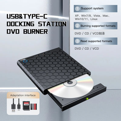 ποιότητας  External CD DVD Burner USB 3.0 USB C CD-RW Drive DVD-RW Burner Writer Player εργοστάσιο